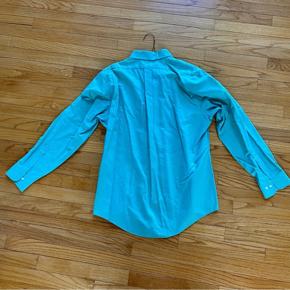 2 Brooks Brothers Large Mens Button ups green - Picture 5 of 6